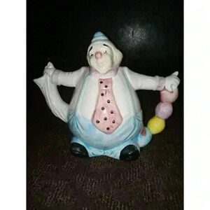 Decorative Circus Clown Tea Pot With Multi Colors